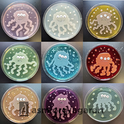 Agar art of aliens.