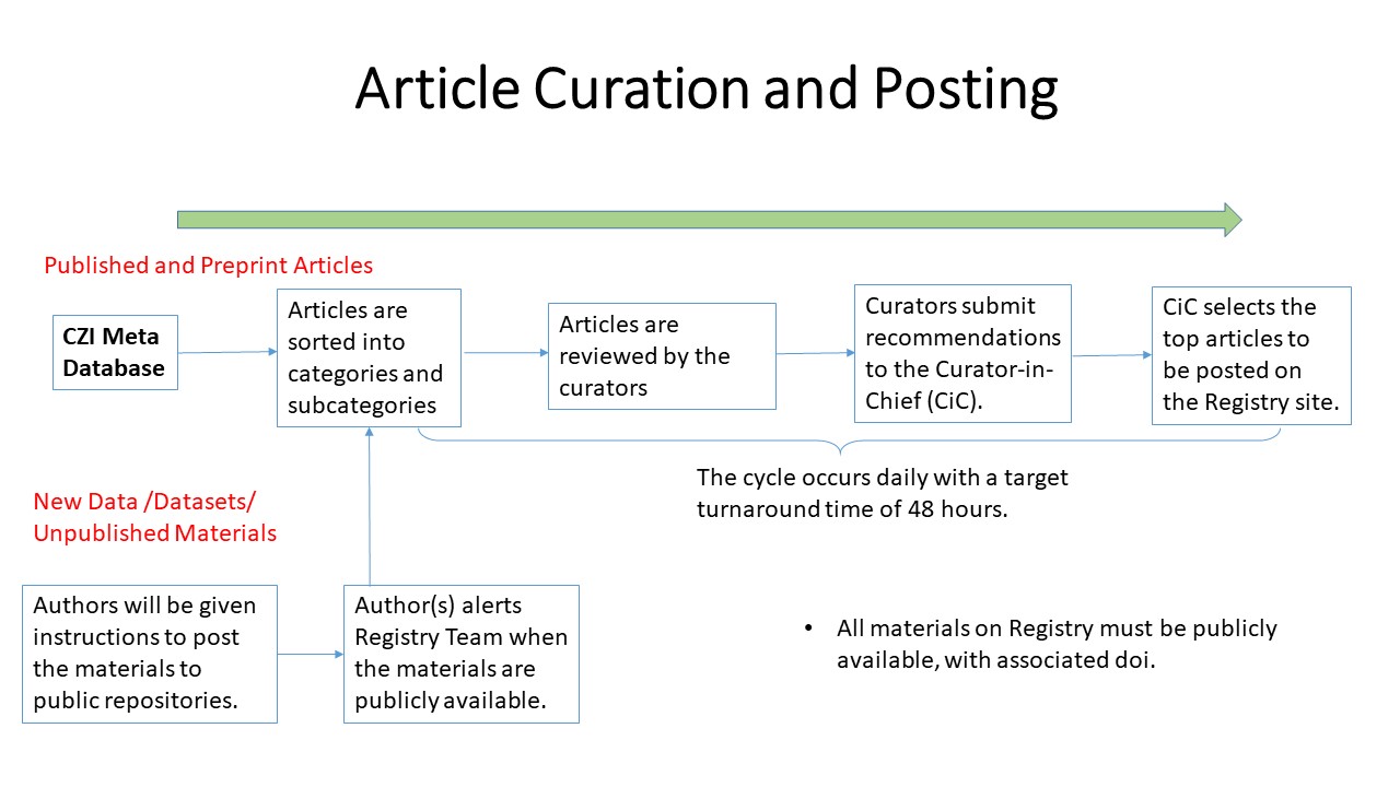 Article curation and posting process