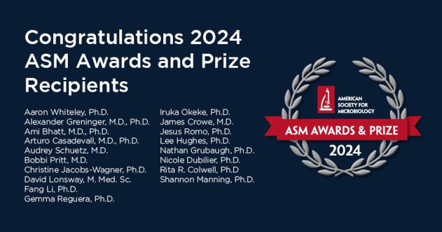 List of the 2024 ASM Awards and Prize Recipients