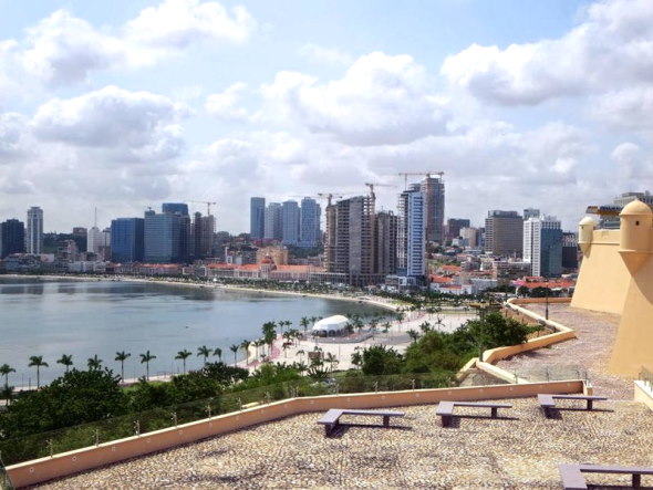 Skyline of Luanda, Angola.