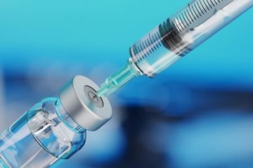 A vaccine vial