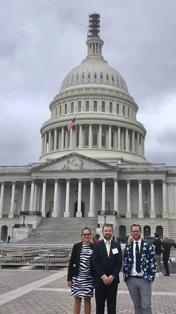 ASM members outside the U.S. Capitol on ASM's 2023 Hill Day.