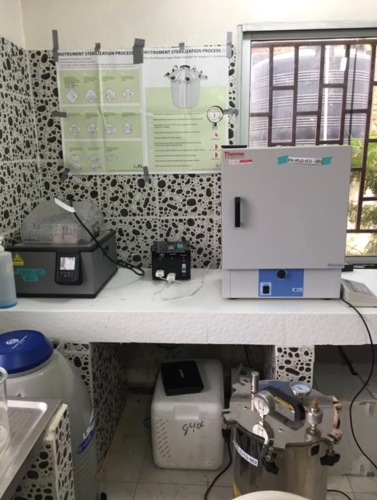 Laboratory equipment.