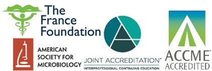 The France Foundation in blue text with a green logo symbol.