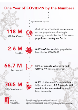 COVID-19 By the numbers.