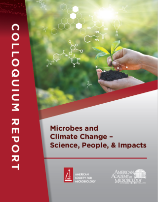 Cover of Microbes and Climate Change- Science, People & Impacts