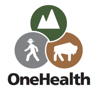 Diagram with 3 interlocking circles depicting a mountain, a person hiking and a bison.