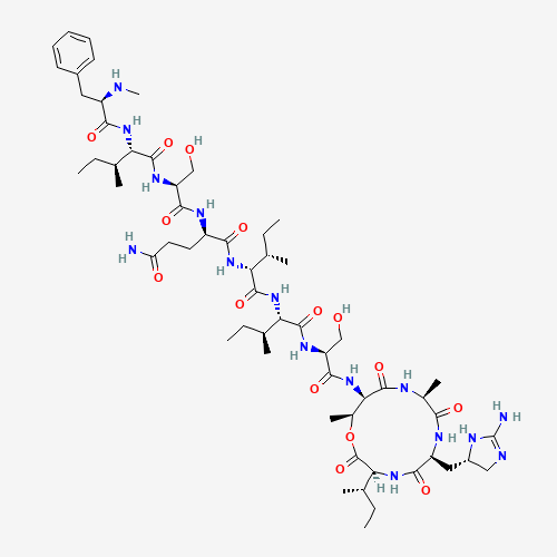 Chemical structure of texiobactin.